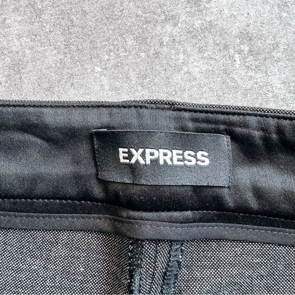 Express Grey Mid Rise Skinny Pant Size 2 - Picture 6 of 8